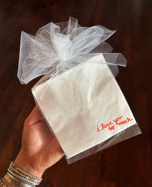 i love you so much- Cocktail Napkins image 1