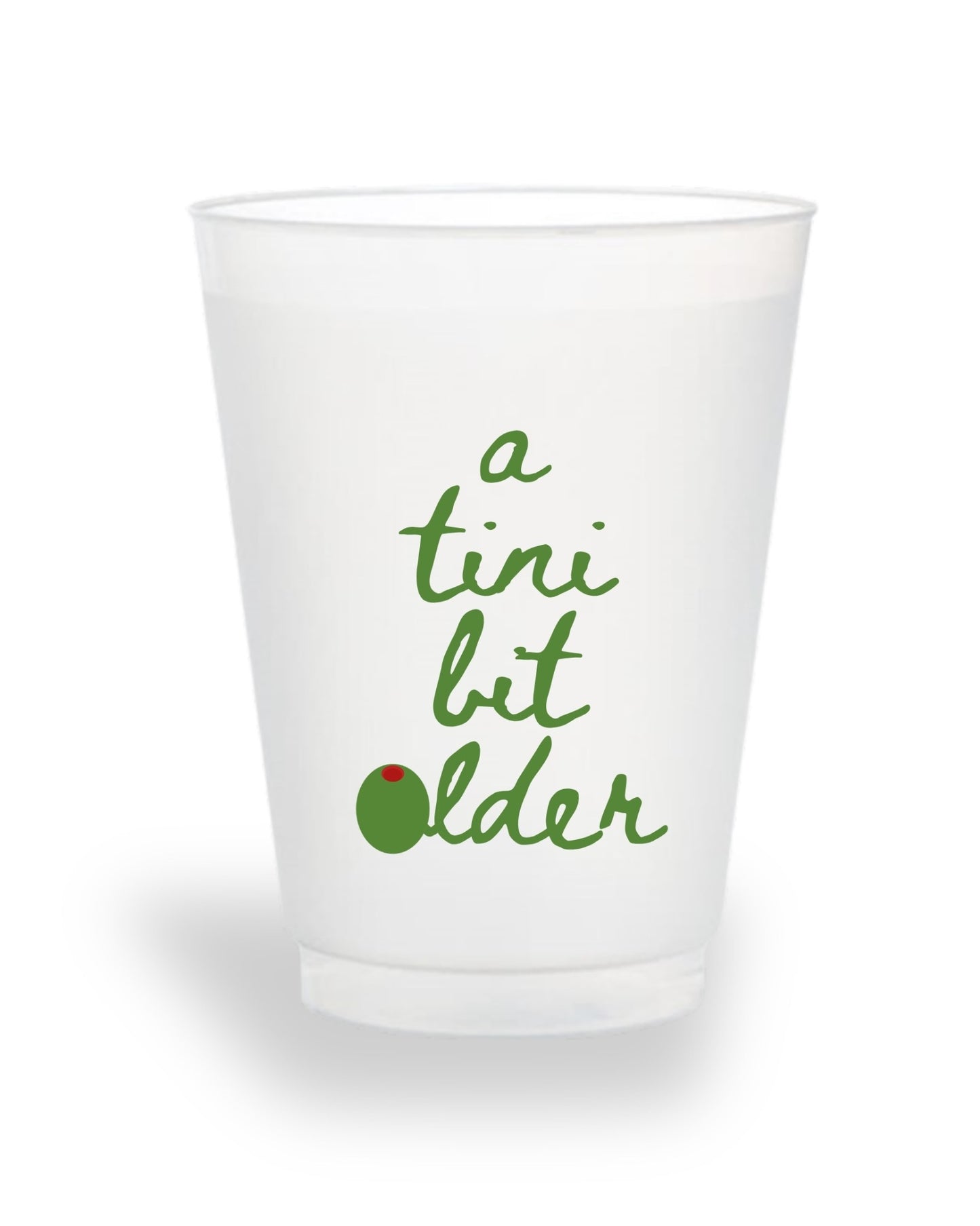 A Tini Bit Older ready-made frosted birthday cups