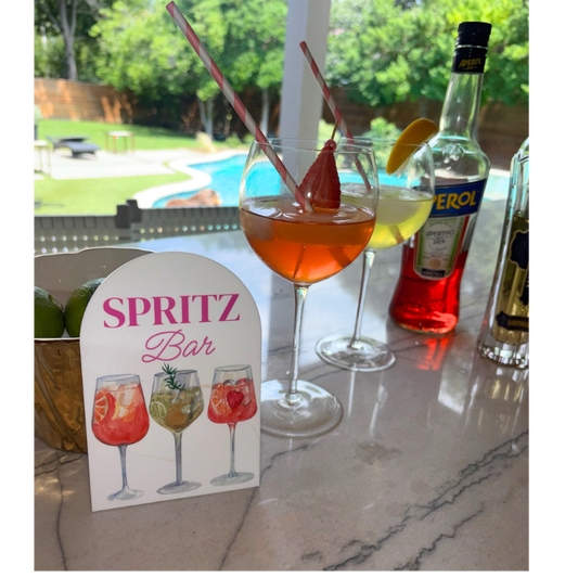 Spritz Bar - Custom Acrylic Sign image 0