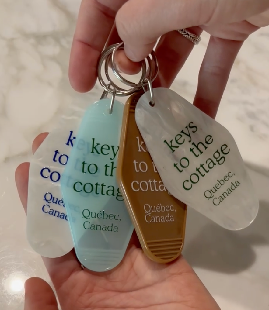 Keys to the Cottage Motel Keychain | Heated Rivalry Inspired Merch Gift