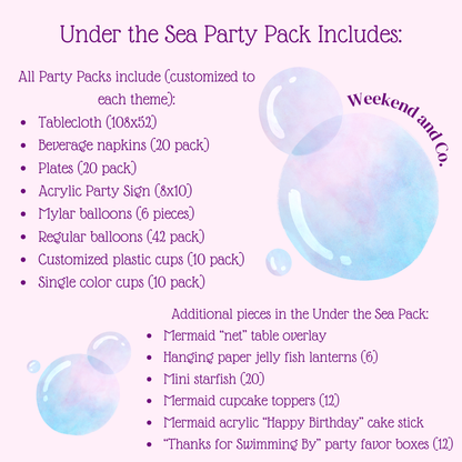 Under the Sea Mermaid Party Pack image 2