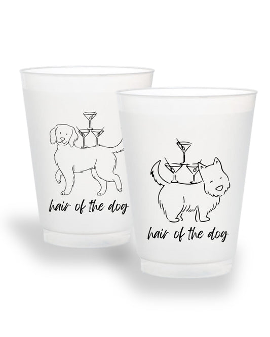 Hair of the Dog assorted ready-made frosted party cups